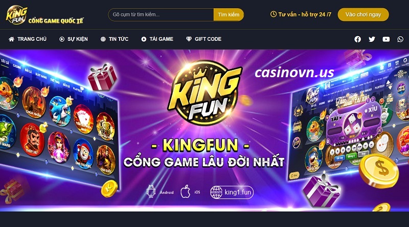 Game bài đổi thưởng KingFun