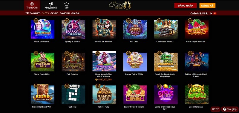 Slots game Live Casino House