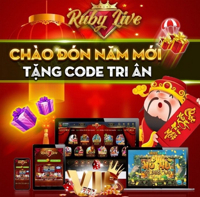 Event tặng giftcode tại cổng game Ruby